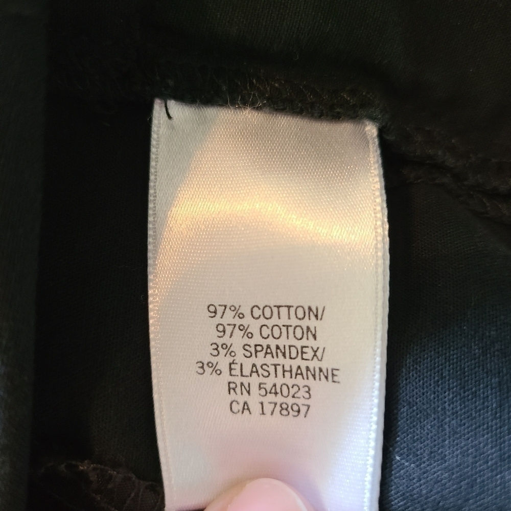BANANA Republic Ryan Fit Black pants, size 4 Short - Picture 6 of 8